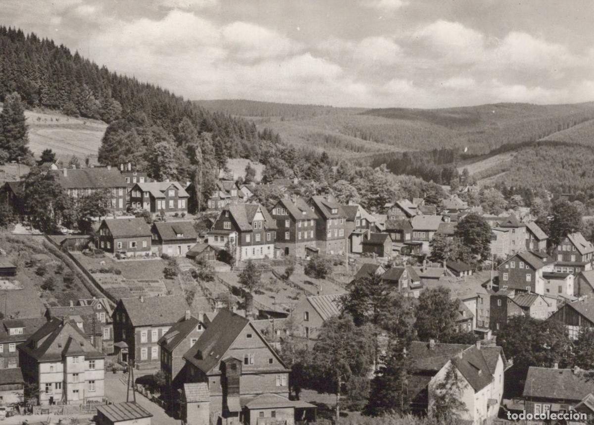 Cartoline: Germany Erfurt St&uuml;tzerbach Kr Ilmenau Panoramic View From Schlossberg *YAZ187