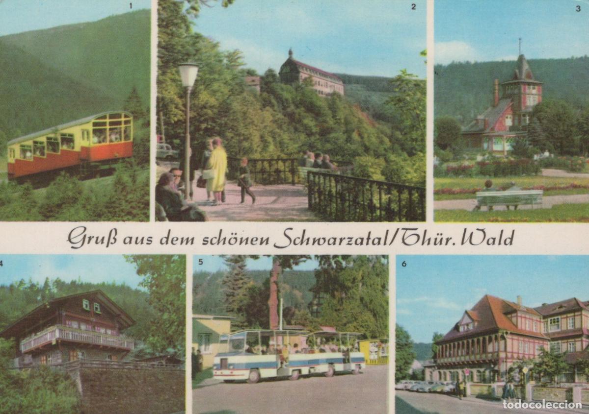 Cartoline: Germany Altenburg Schwarzatal Thuringian Forest Multi View Unposted *YAZ830