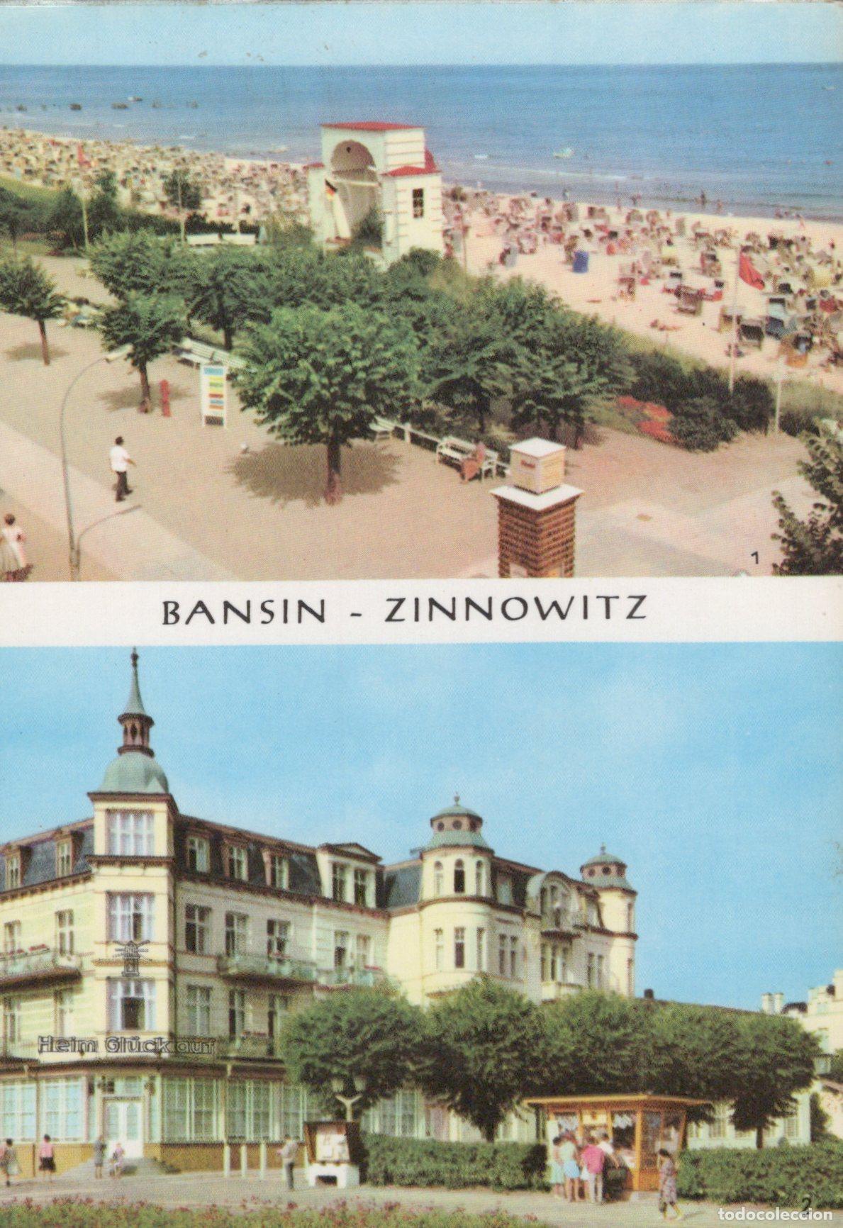 Cartoline: Germany Usedom Bansin Zempin Zinnowitz Beach Promenade Hotel Baltic Sea *YAZ697