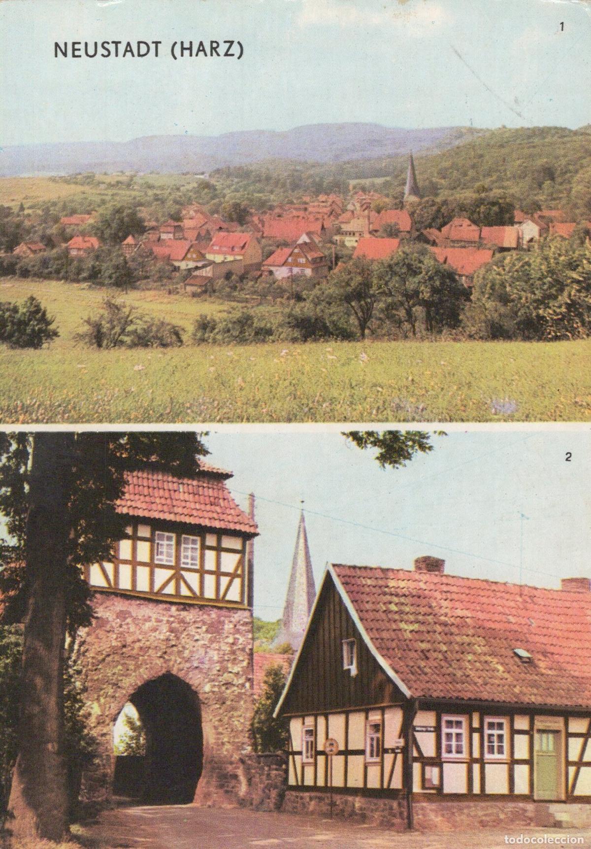Cartoline: Germany Neustadt Harz Village View and Historic Torhaus Gate *YAZ699