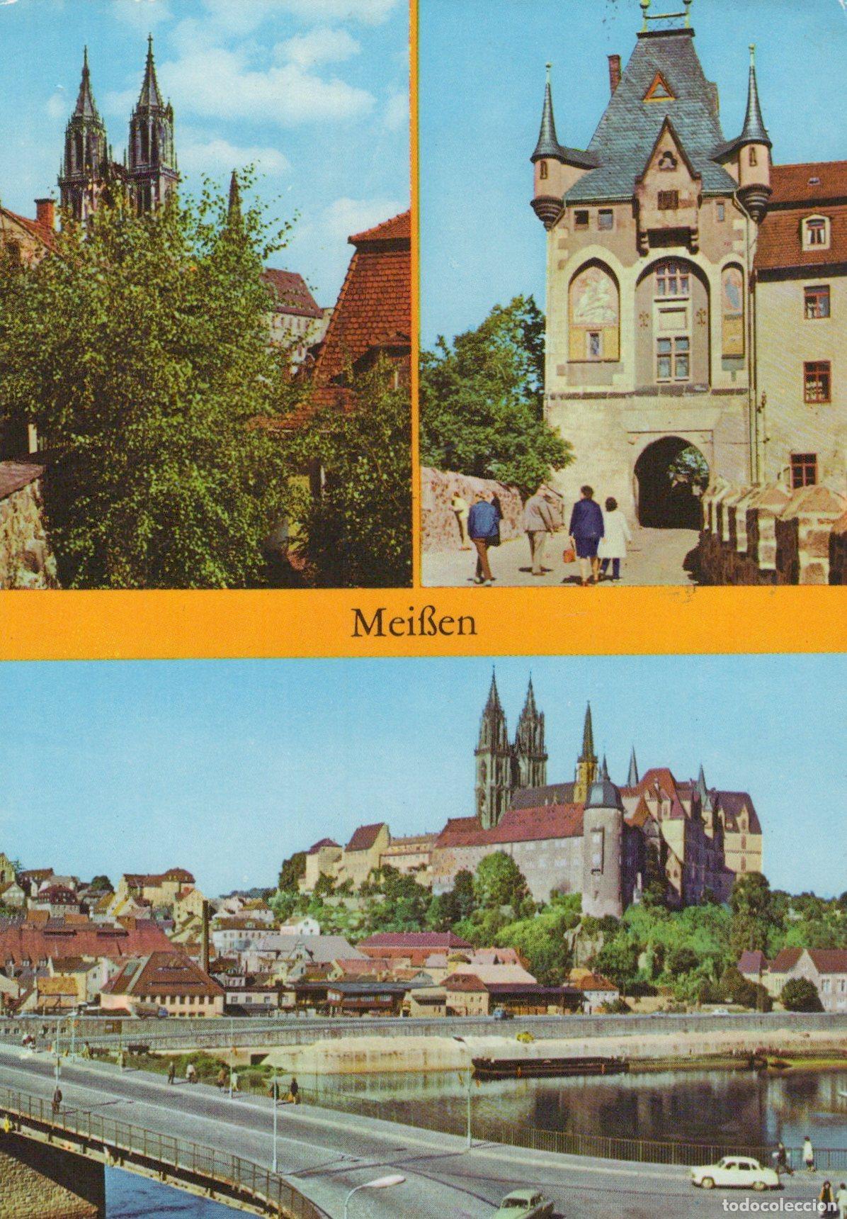 Postais: Germany Meissen Albrechtsburg Castle Cathedral Bridge River Elbe City *YAZ713