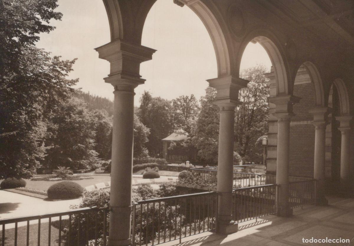 Postais: Germany Bad Elster Kurhaus View Arched Balcony Overlooking Gardens *YAZ199