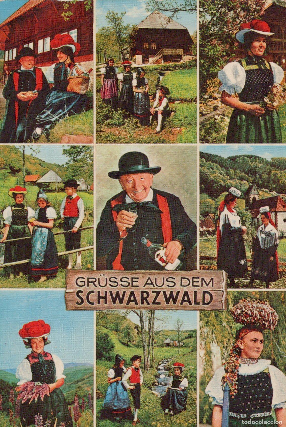 Postais: Germany Black Forest Traditional Costumes and Rural *YAZ719