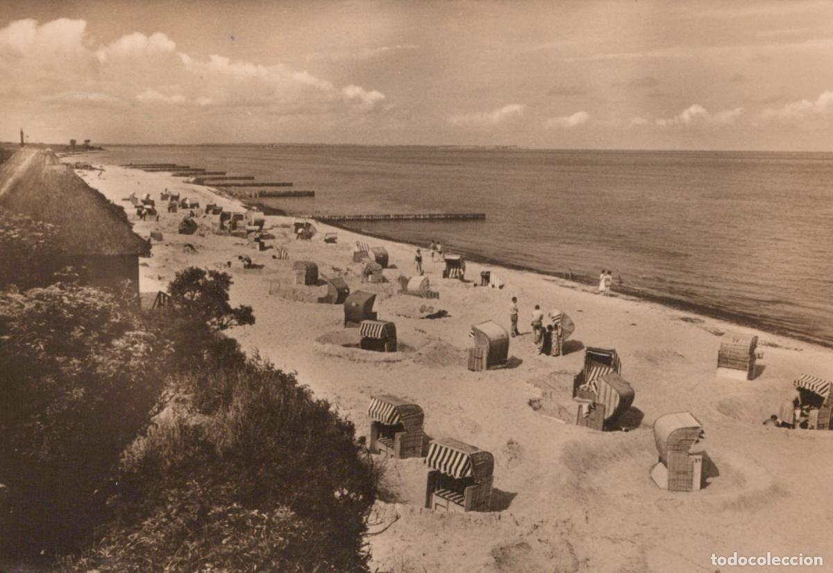 Postais: Germany Anklam Insel Poel Schwarzer Busch Beach With People and Beach *YAZ330