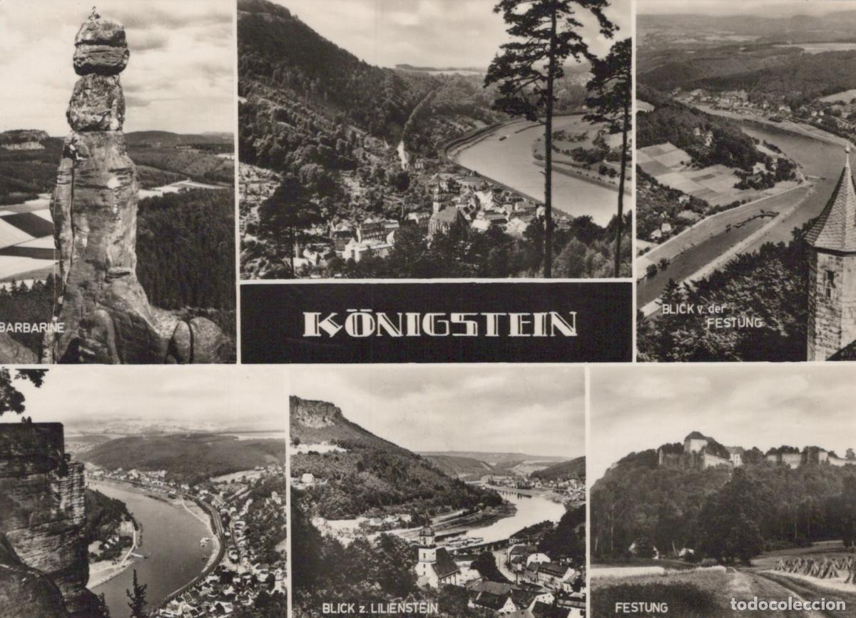 Cartes Postales: Germany Altenberg K&ouml;nigstein Panoramic Views of Elbe River Barbarine *YAZ983