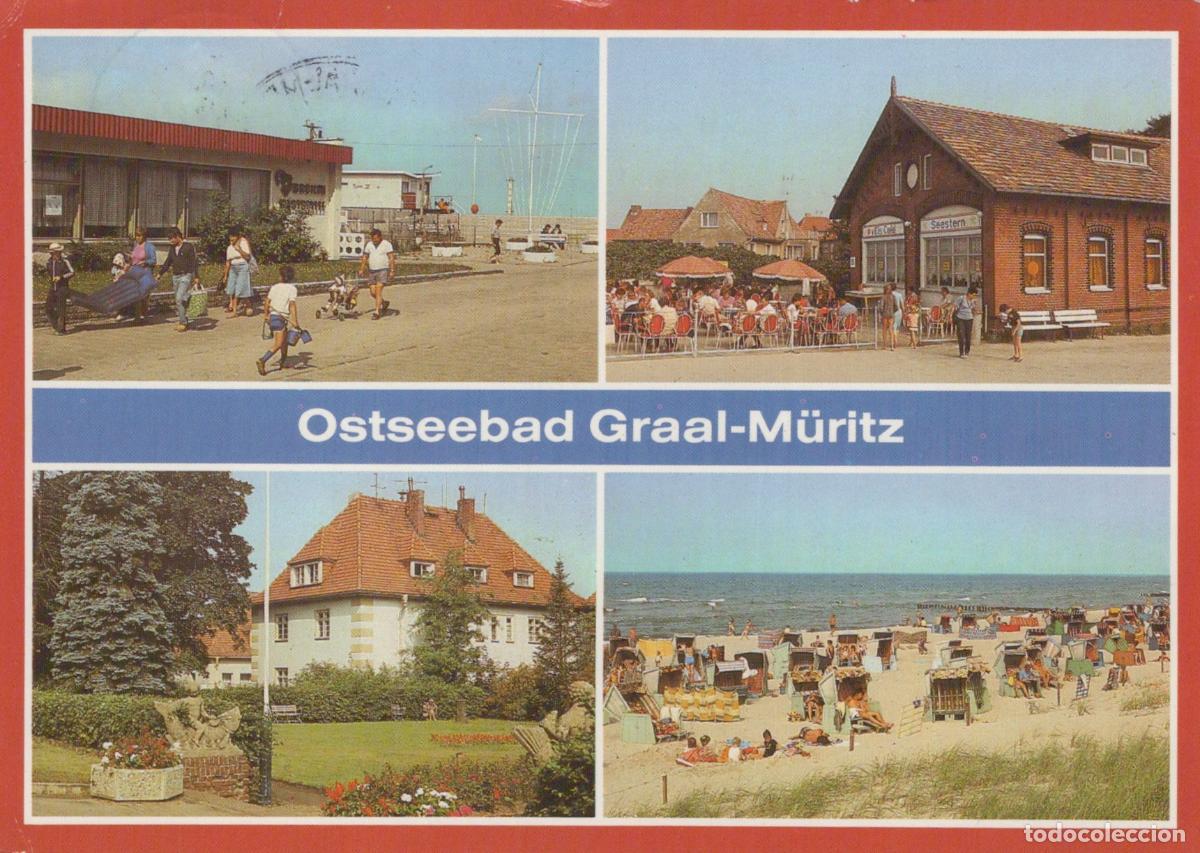 Cartes Postales: Germany Graal M&uuml;ritz Baltic Sea Resort Beach Architecture People 4 Views *YAZ985