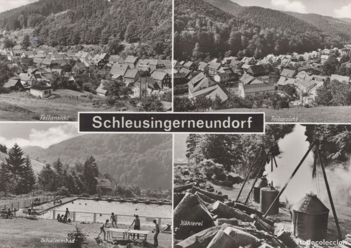 Cartes Postales: Germany Meiningen Schleusingerneundorf Village Views Swimming Pool *YAZ219