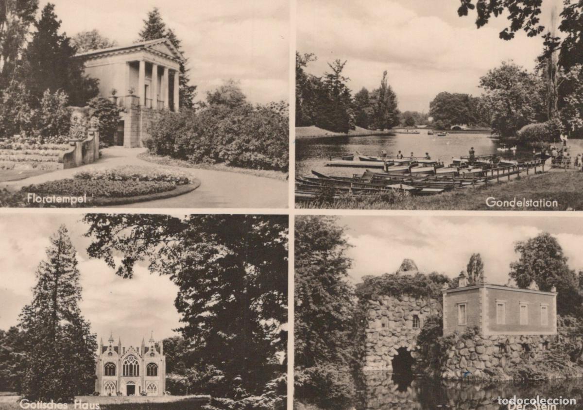 Cartes Postales: Germany Aken W&ouml;rlitzer Park Floratempel Gondelstation Gotisches Haus *YAZ223