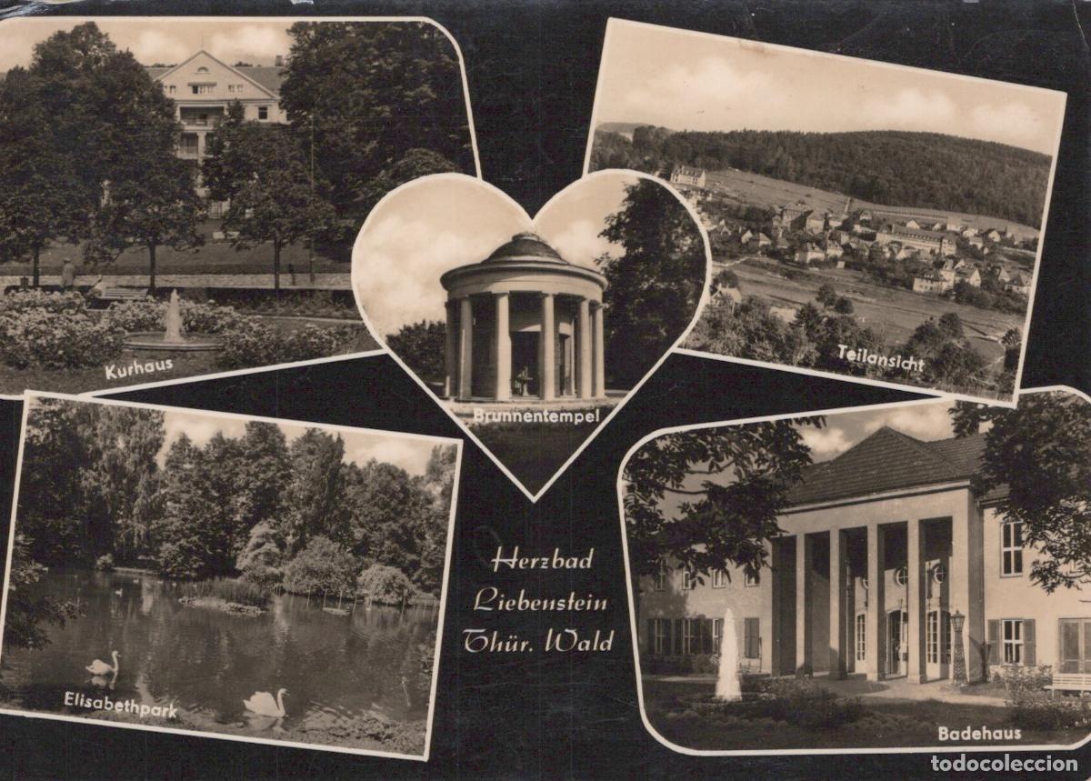 Cartoline: Germany Bad Liebenstein Herzbad Liebenstein Th&uuml;r Wald Kurhaus *YAZ352