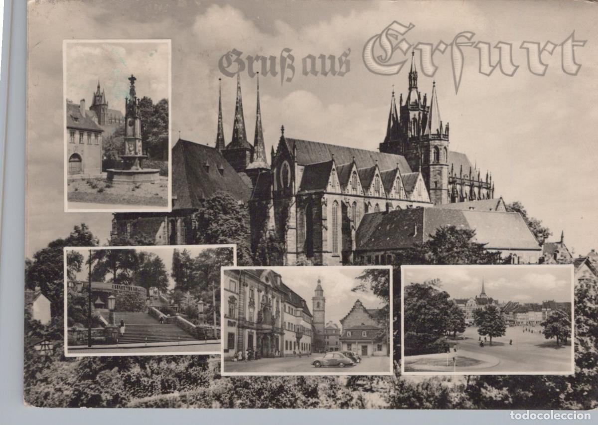 Cartoline: Germany Erfurt Cathedral and City Views *YAZ233