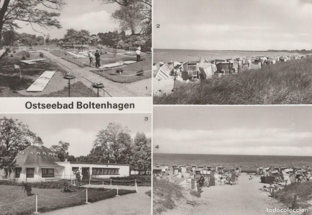 Cartoline: Germany Boltenhagen Baltic Sea Resort Minigolf Pavilion and Beach Scenes *YAZ239
