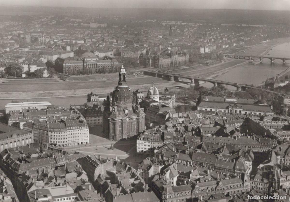 Cartes Postales: Germany Dresden Aerial View Frauenkirche Neumarkt Real Photo Unposted *YAZ243