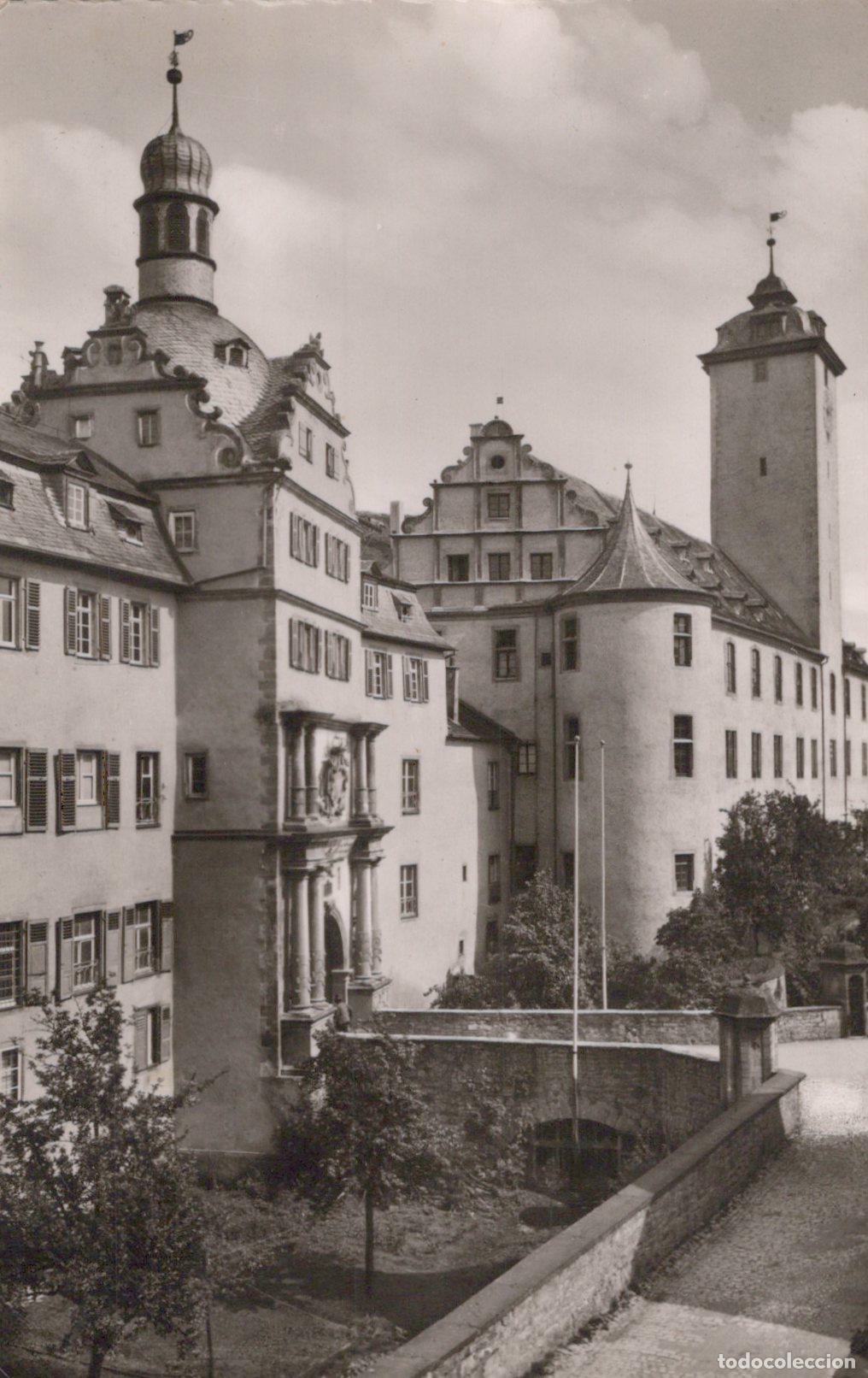 Cartes Postales: Germany Bad Mergentheim Deutschmeister Castle and Bridge 1950s *YAZ372