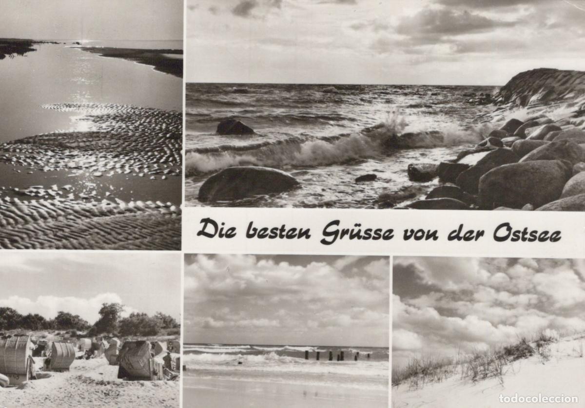 Cartes Postales: Germany Ostsee German Baltic Sea Coastline Collage With Beach Waves *YAZ251