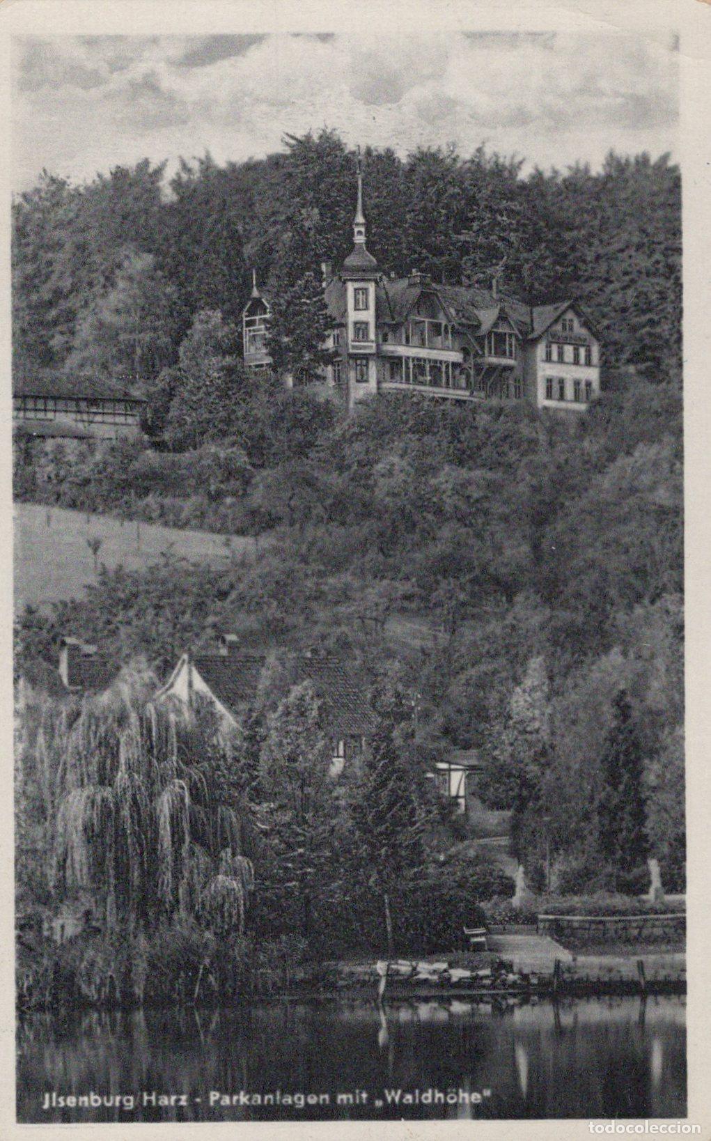 Cartes Postales: Germany Ilsenburg Harz Parkanlagen mit Waldh&ouml;he *YAZ387
