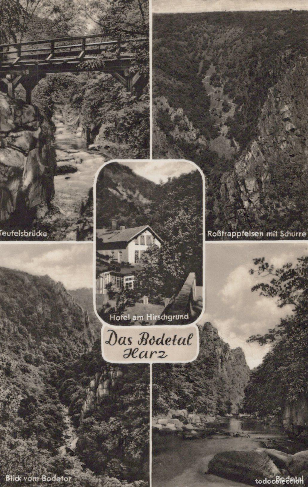 Postcards: Germany Thale Views of the Bode Valley in the Harz Mountains Unposted *YAZ401