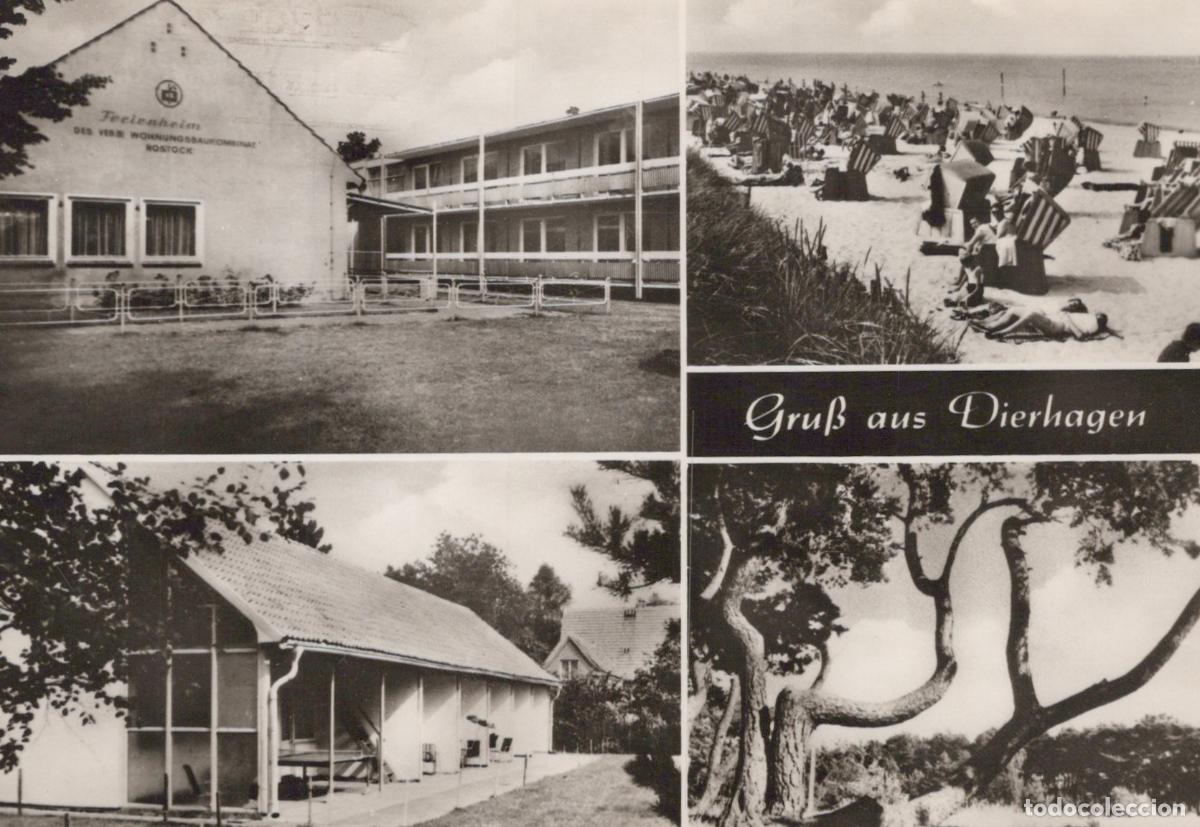 Postcards: Germany Rostock Dierhagen Beach Holiday Home and Landscape Views *YAZ277