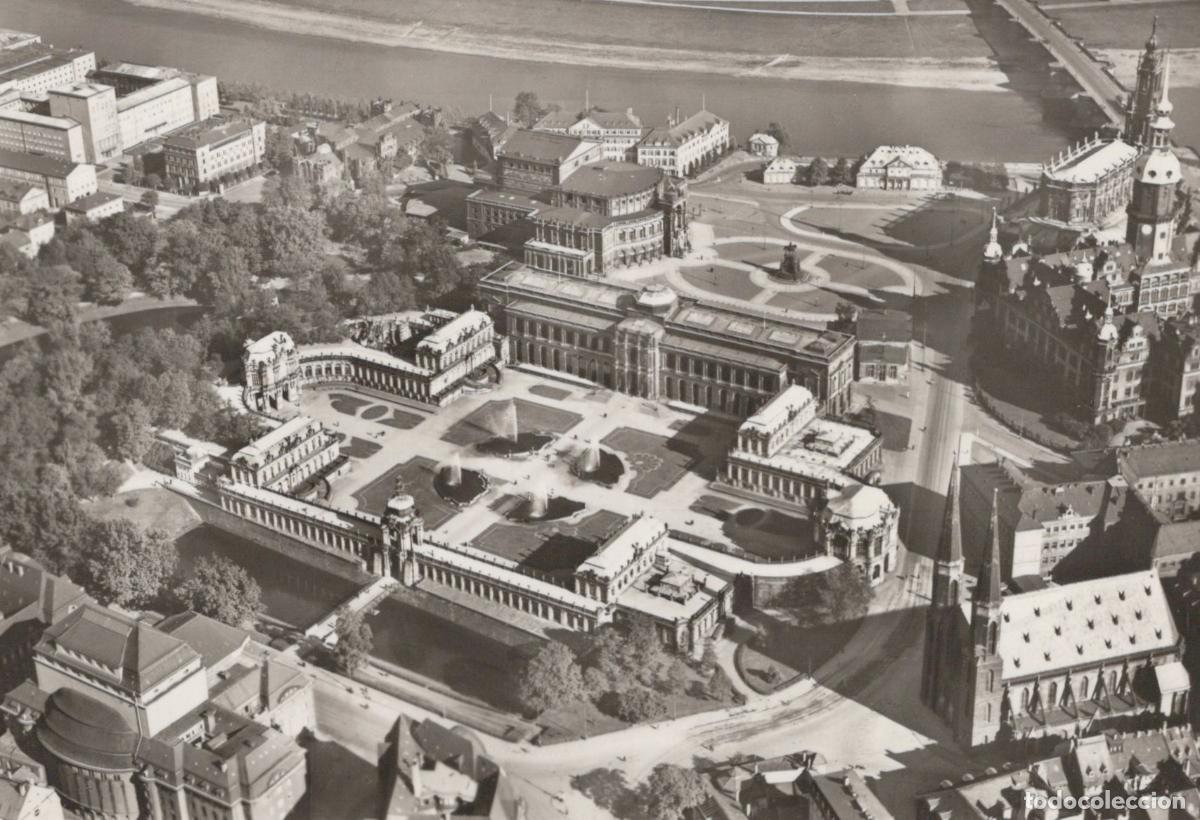 Postcards: Germany Dresden Zwinger and Theaterplatz Aerial View *YAZ279
