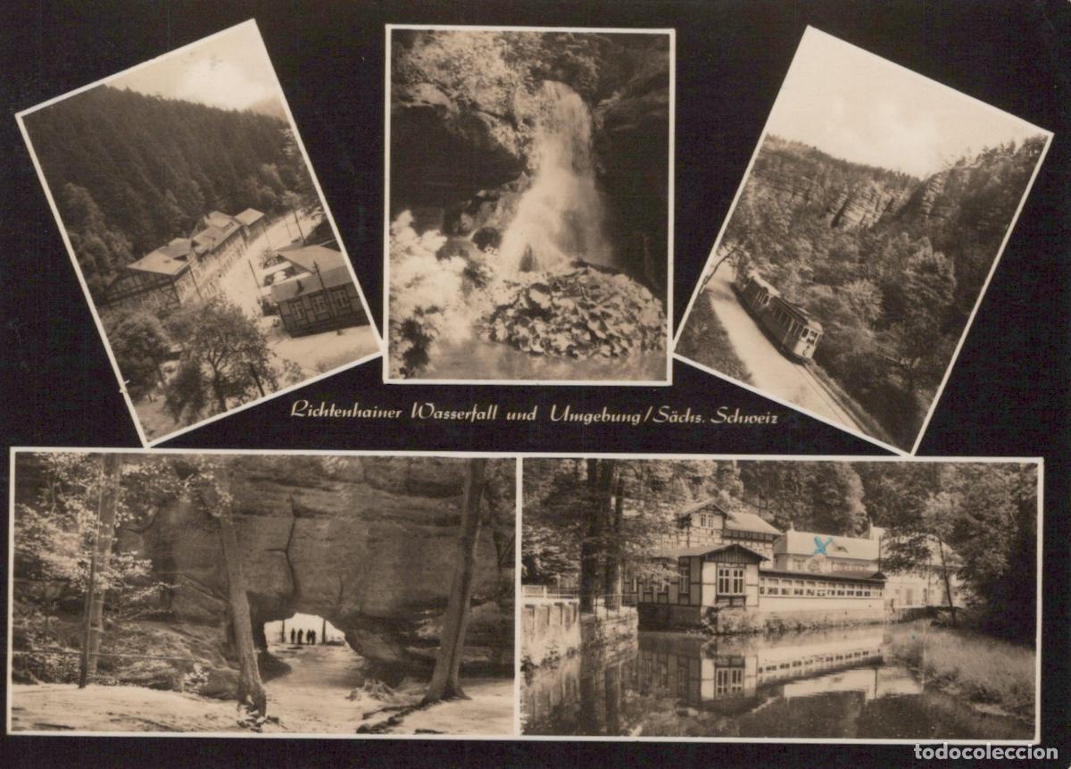 Postkarten: Germany Bad Schandau Lichtenhainer Wasserfall and Surroundings Saxon *YAZ307