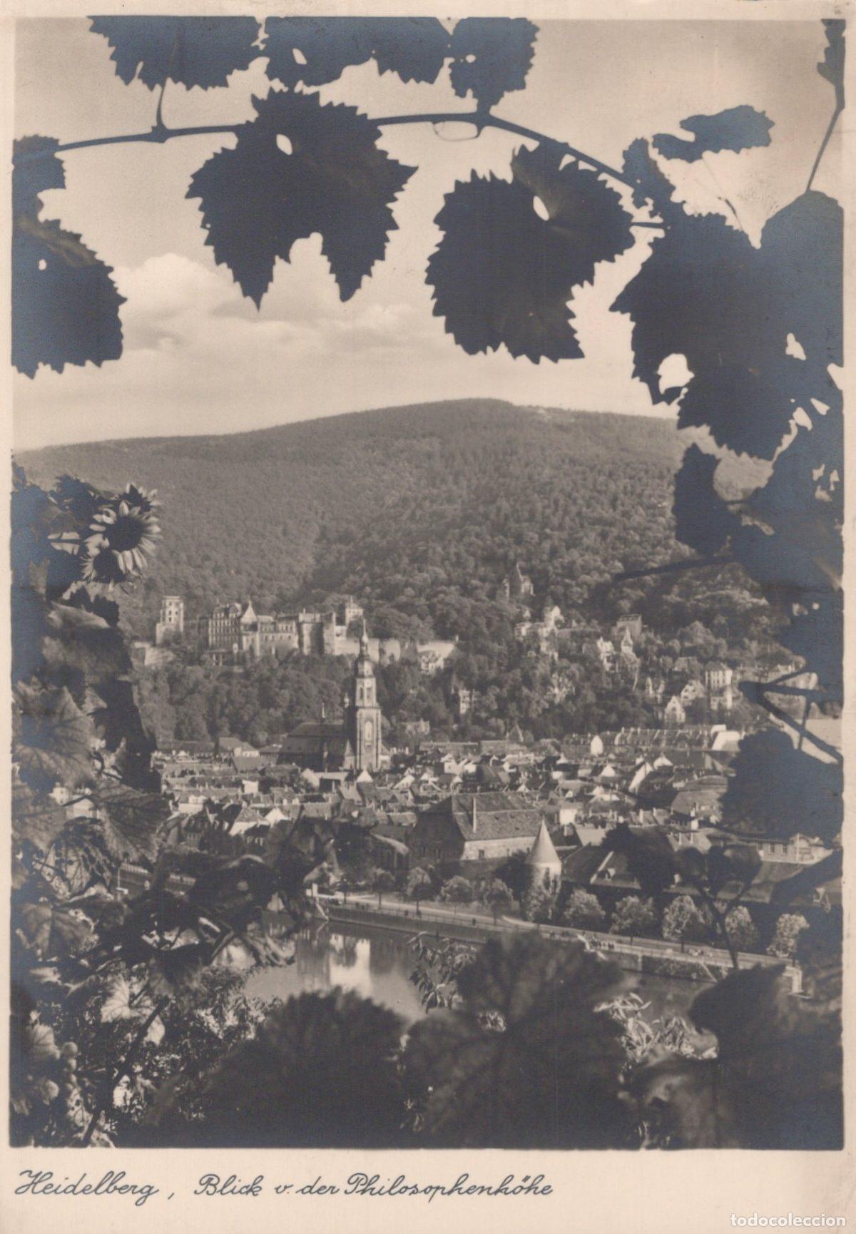 Postkarten: Germany Heidelberg View From Philosophenh&ouml;he Castle and Real Photo *YAZ427