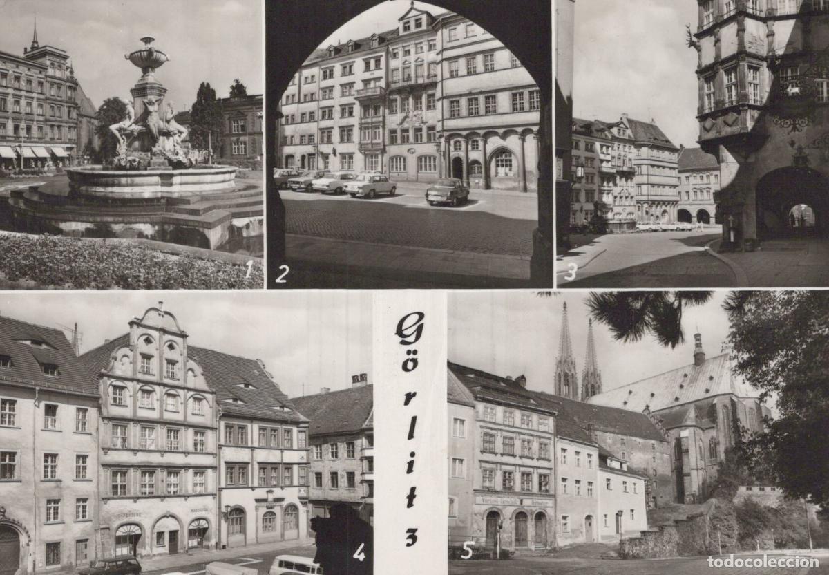 Cartes Postales: Germany Altenberg G&ouml;rlitz Historic City Views With Fountain Renaissance *YAZ331