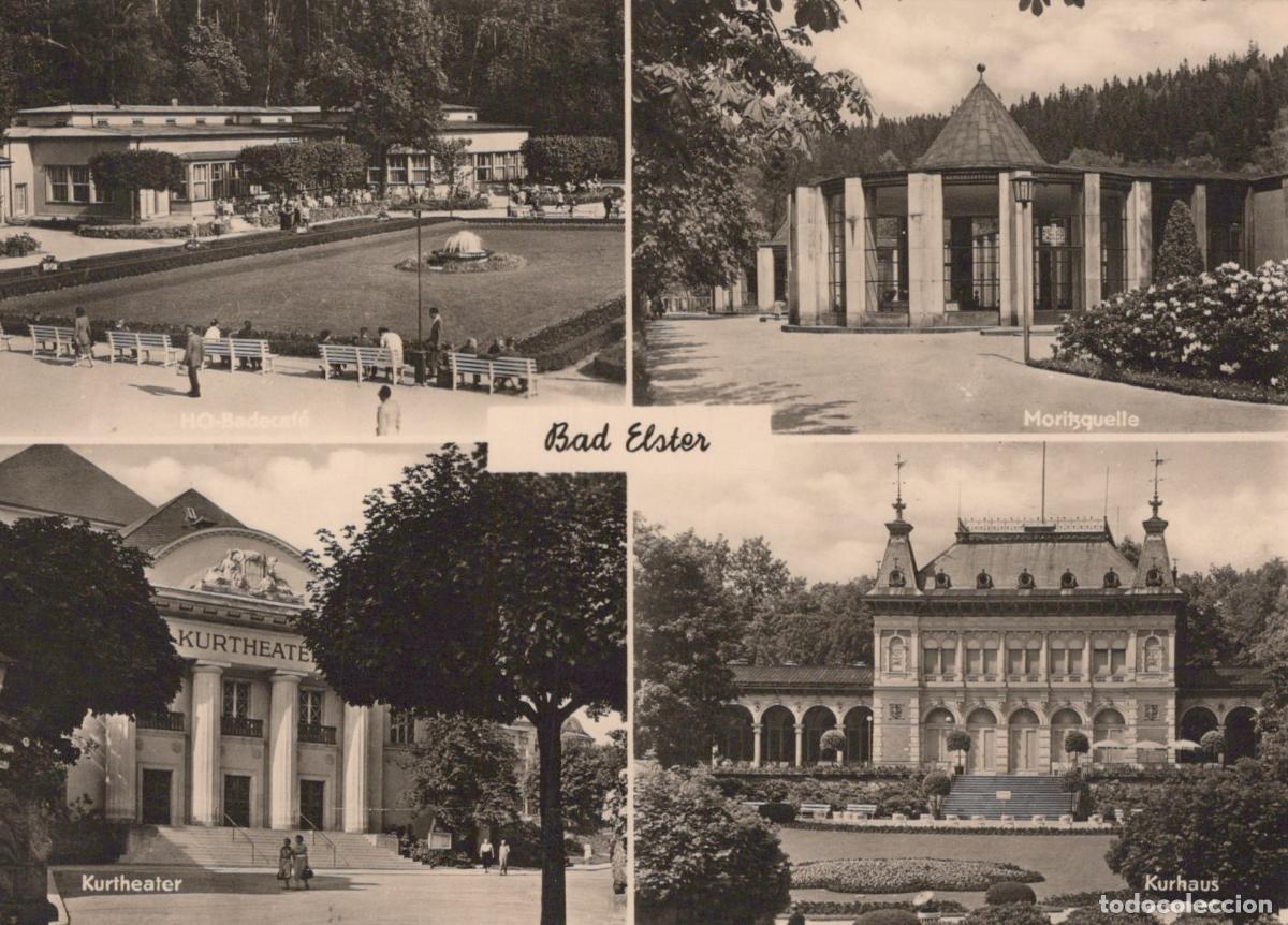 Cartes Postales: Germany Bad Elster HO Badecaf&eacute; Moritzquelle Kurtheater Kurhaus *YAZ345