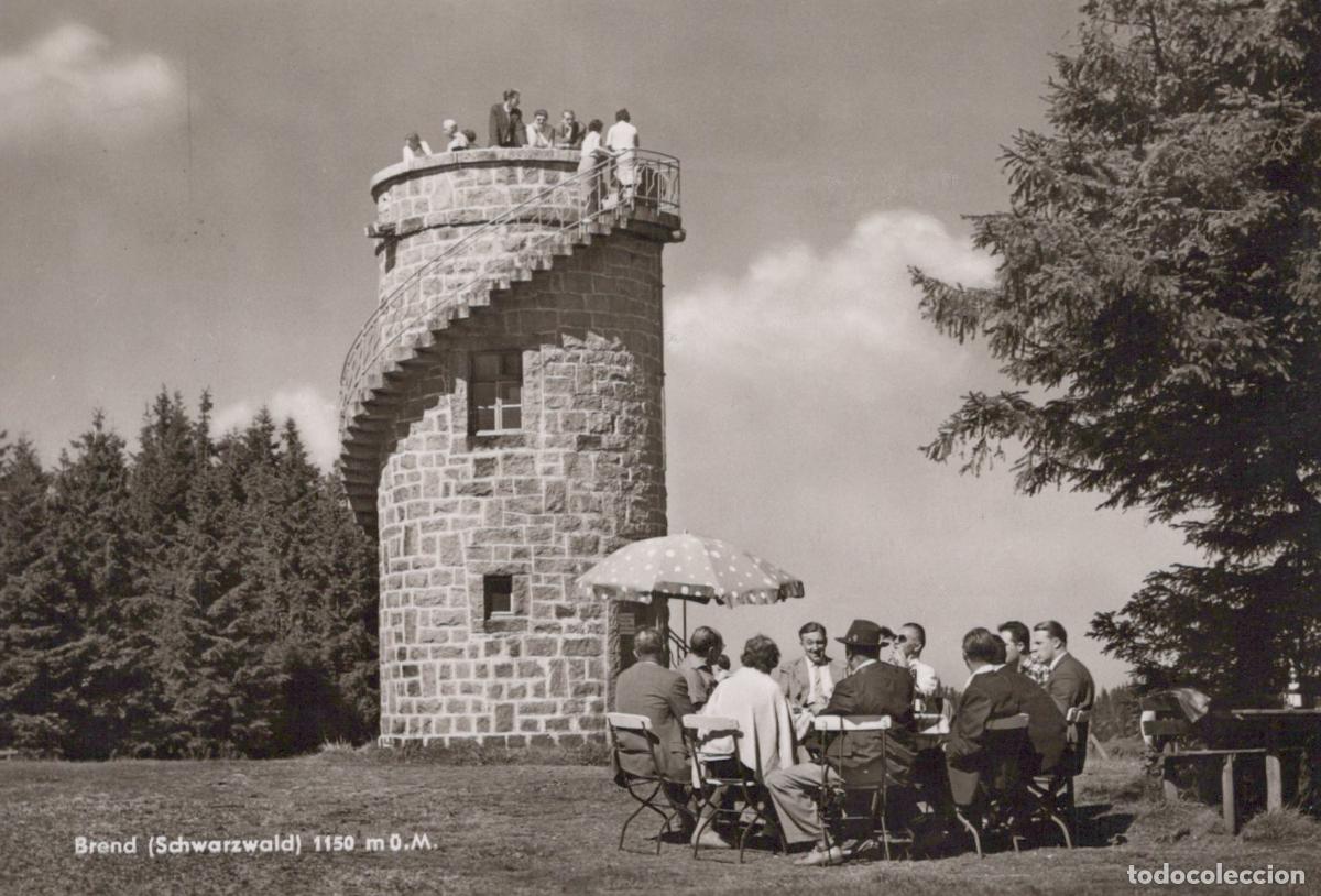 Cartes Postales: Germany Furtwangen People Dining Outdoors Near Brendturm Observation *YAZ355