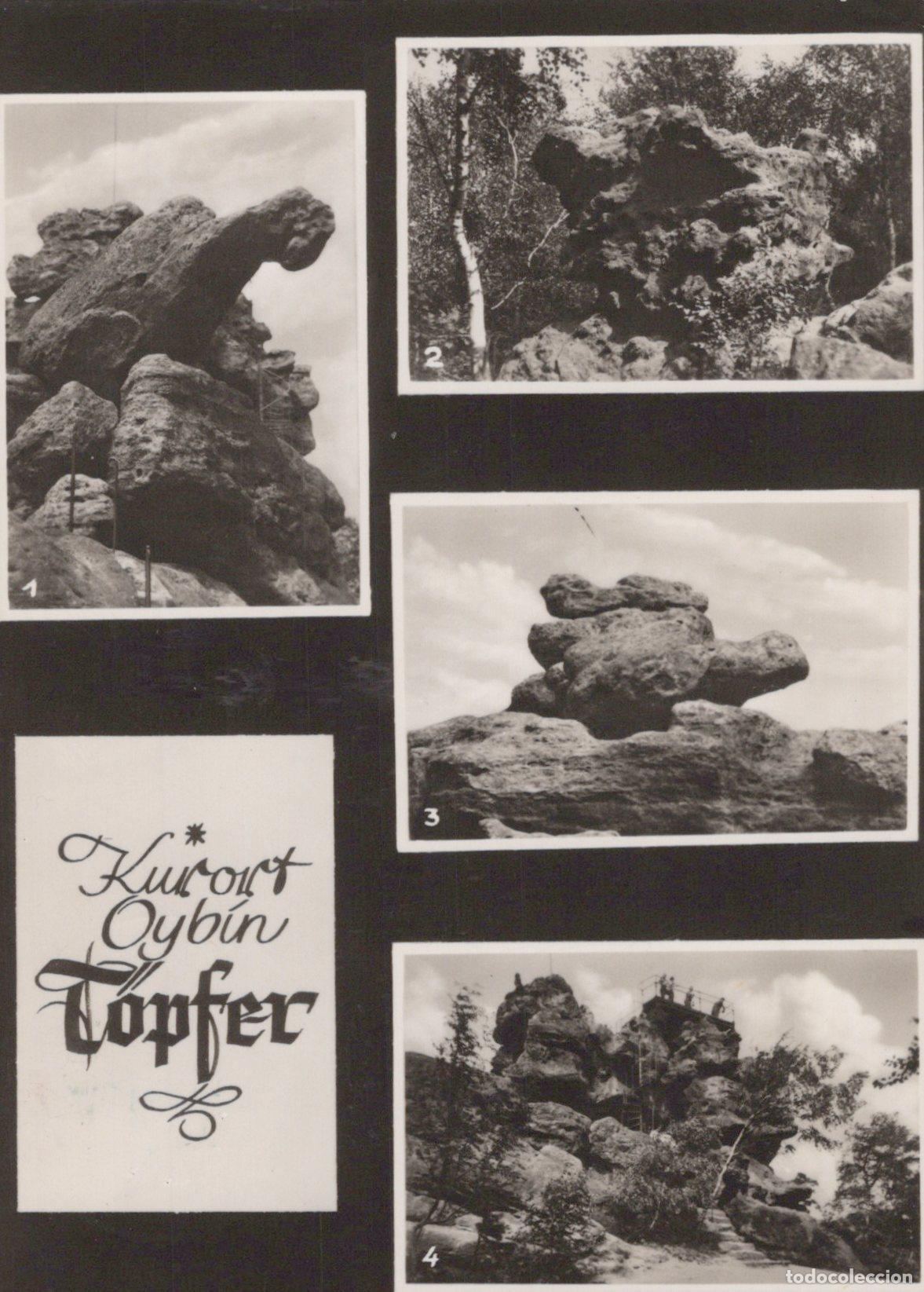 Postcards: Germany Oybin Kurort T&ouml;pfer Rock Formations Zittau Mountains *YAZ473