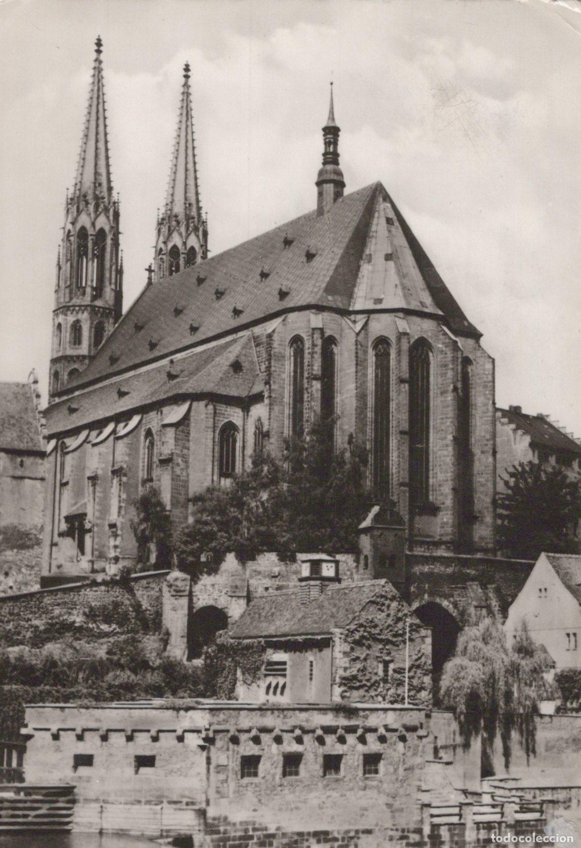 Postcards: Germany Altenberg G&ouml;rlitz Peterskirche Church With Twin Spires 1965 *YAZ487