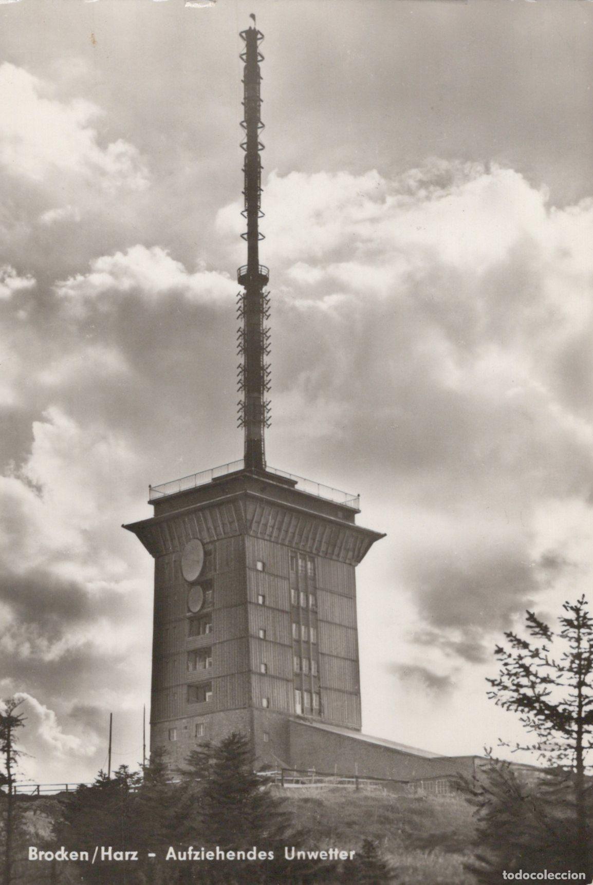 Postcards: Germany Brocken Harz Radio Tower *YAZ489