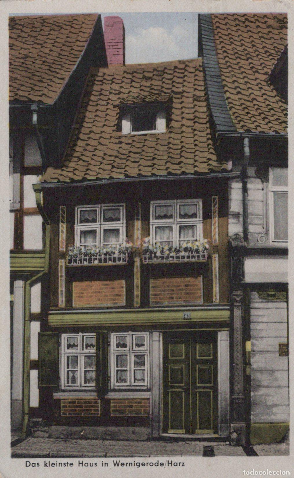 Postcards: Germany Wernigerode Harz das Kleinste Haus the Smallest House *YAZ495