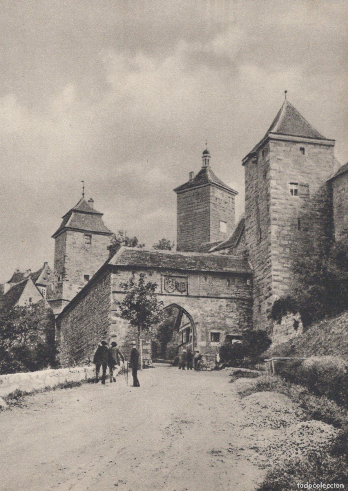 Cartoline: Germany Rothenburg Ob der Tauber Medieval Unposted *YAZ456