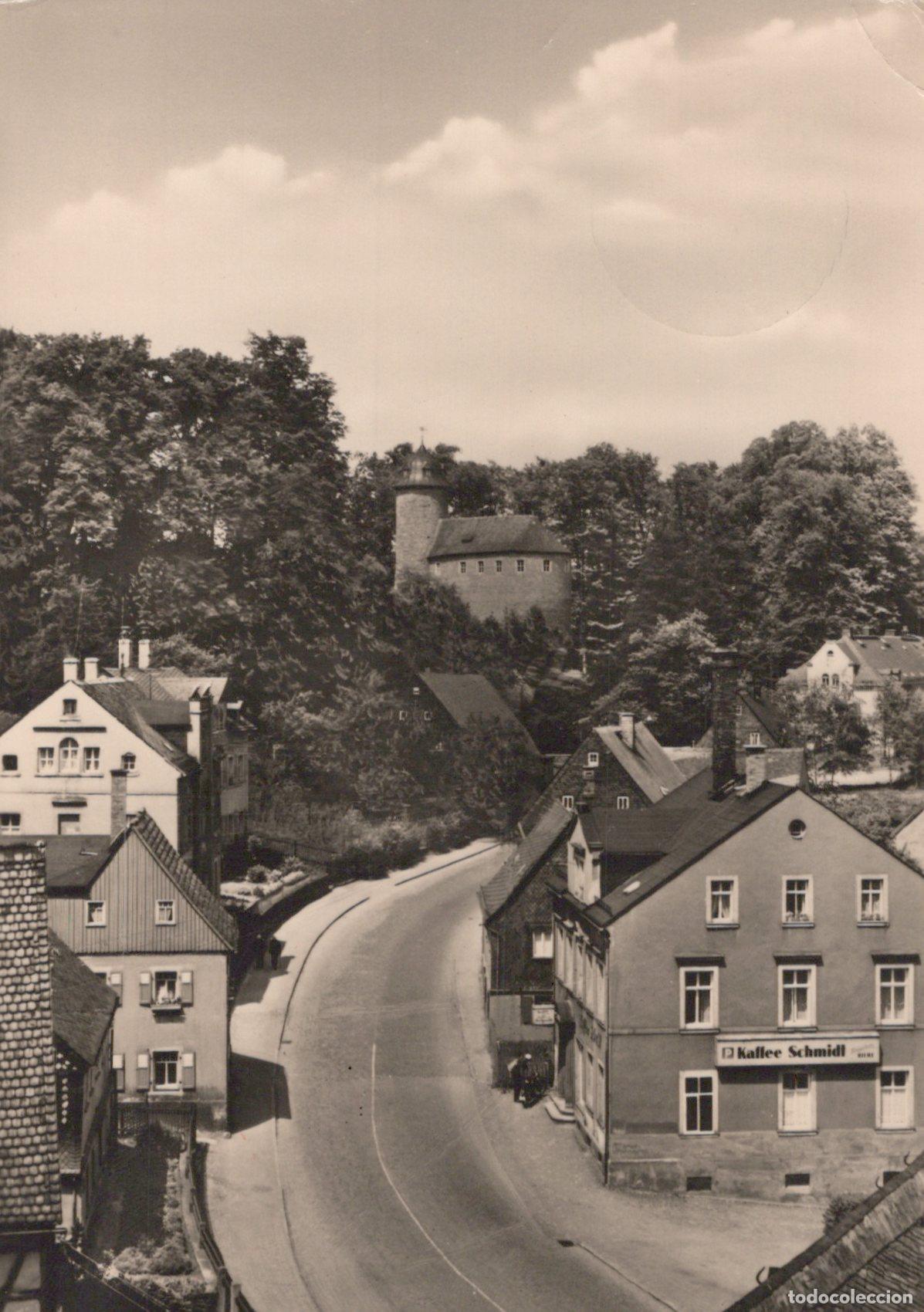 Cartoline: Germany Aachen Kleinenbremen Village Street With Castle and Kaffee *YAZ458