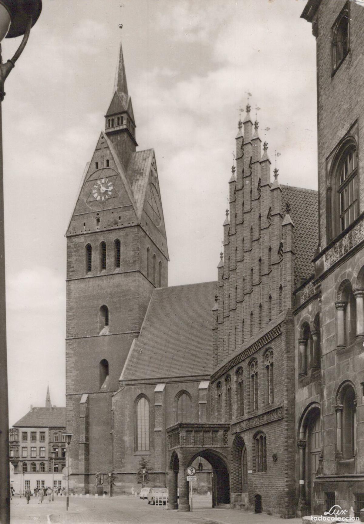 Cartoline: Germany Hannover Marktkirche and Old Town Hall Historic City View *YAZ460