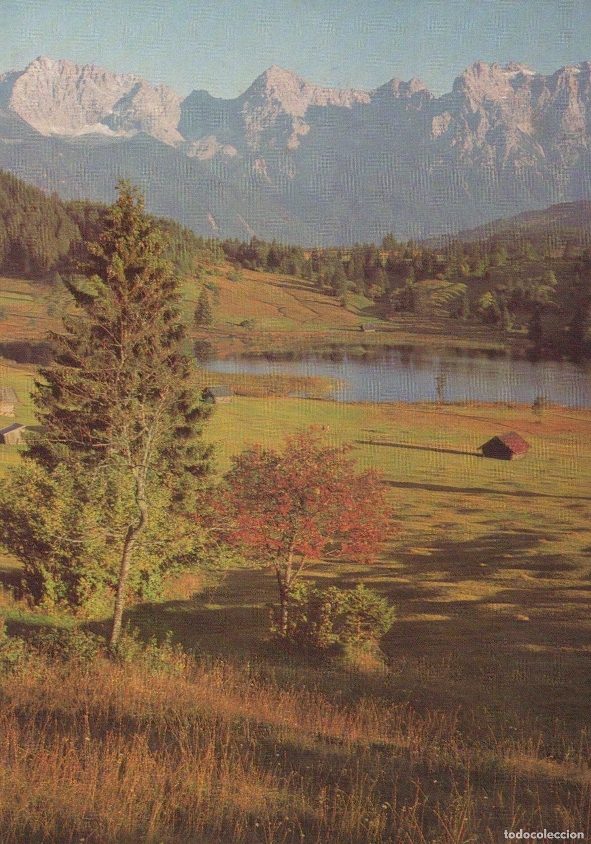Cartoline: Germany Bavarian Alps Geroldsee Lake With Karwendel *YAZ519