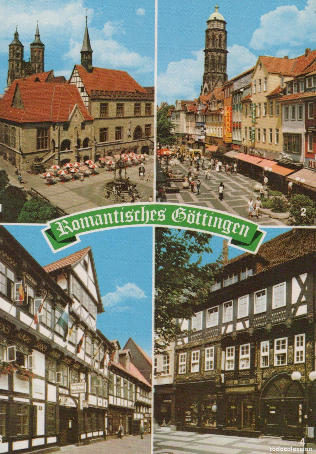 Cartoline: Germany Alfeld Romantic G&ouml;ttingen Old Town Hall Weender Street Unposted *YAZ523