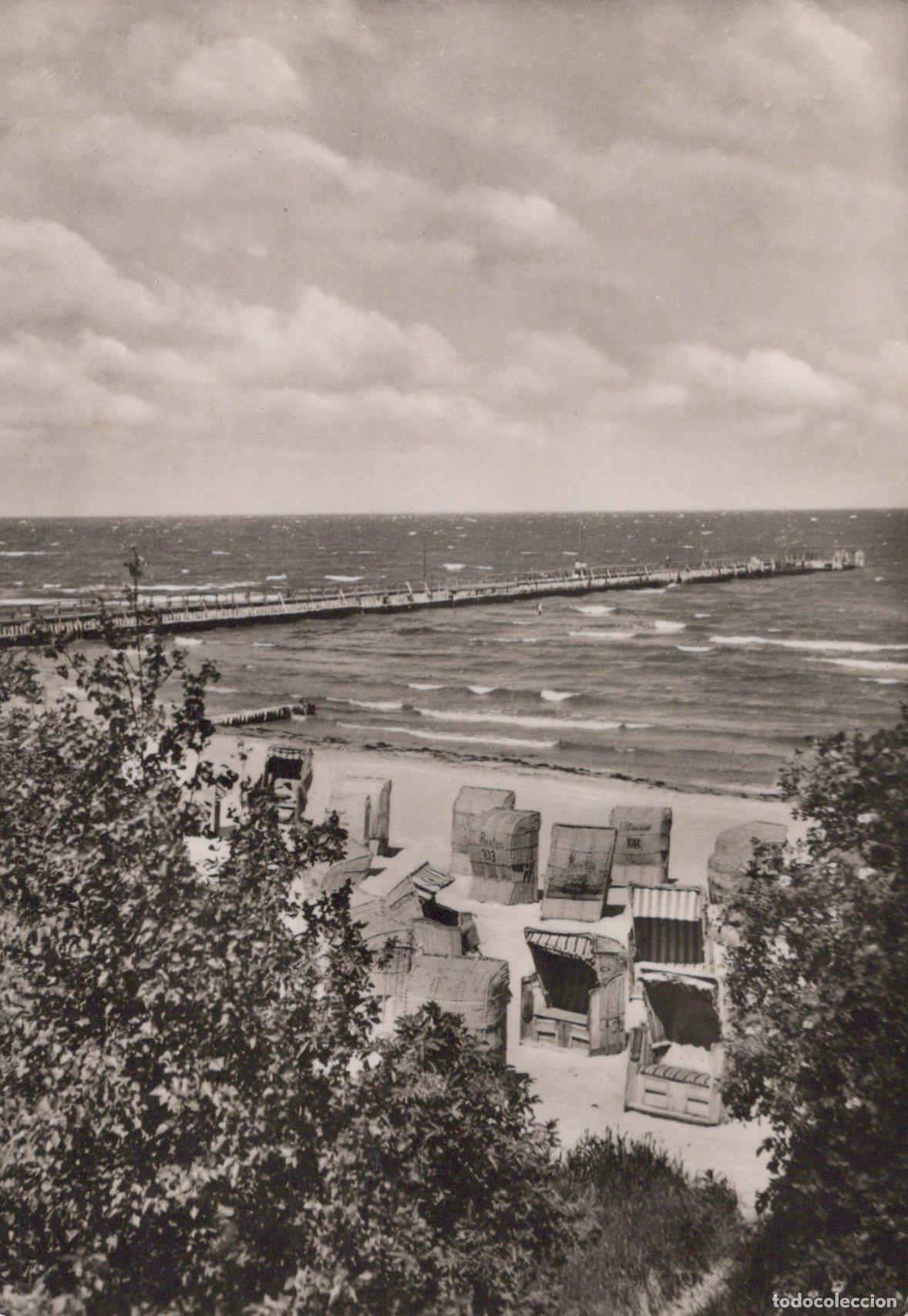 Cartes Postales: Germany Lubmin Beach and Pier Baltic Sea Vintage *YAZ492