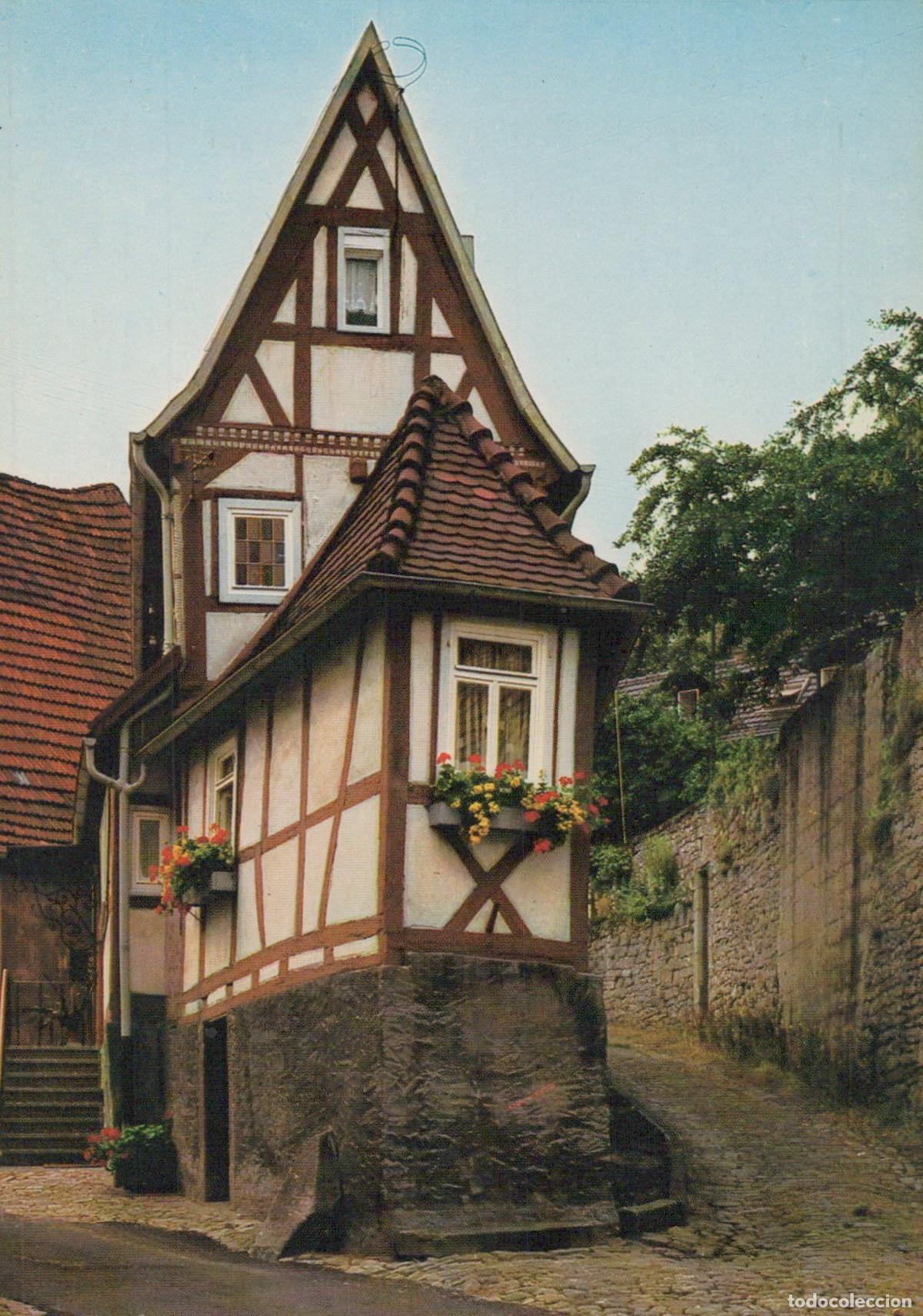 Cartes Postales: Germany Bad Orb IM Spessart Kleinstes Haus Half Timbered House Unposted *YAZ533