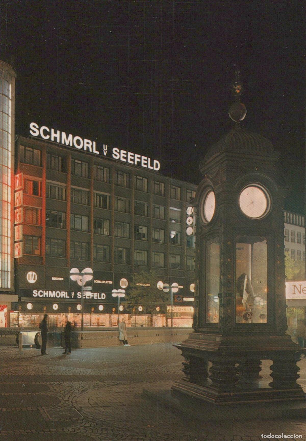 Cartes Postales: Germany Hannover Kr&ouml;pcke Square Schmorl Seefeld Building Night Unposted *YAZ541