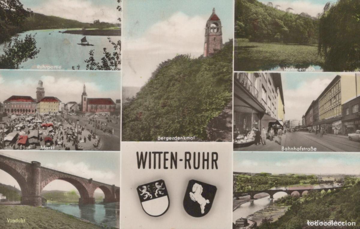 Cartes Postales: Germany Witten Ruhr Multi View With Market Viaduct and Landmarks *YAZ504