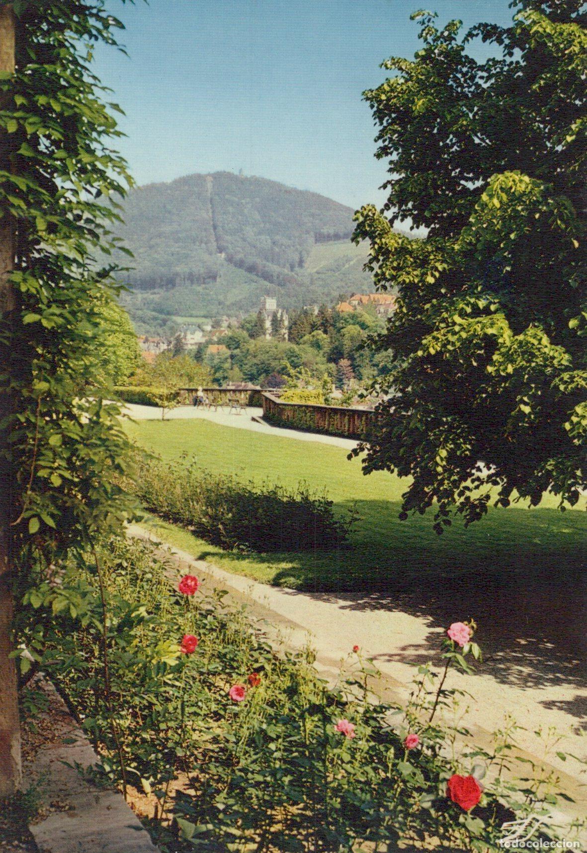 Cartes Postales: Germany Baden Baden Baden View From the Castle Terrace Black Unposted *YAZ553