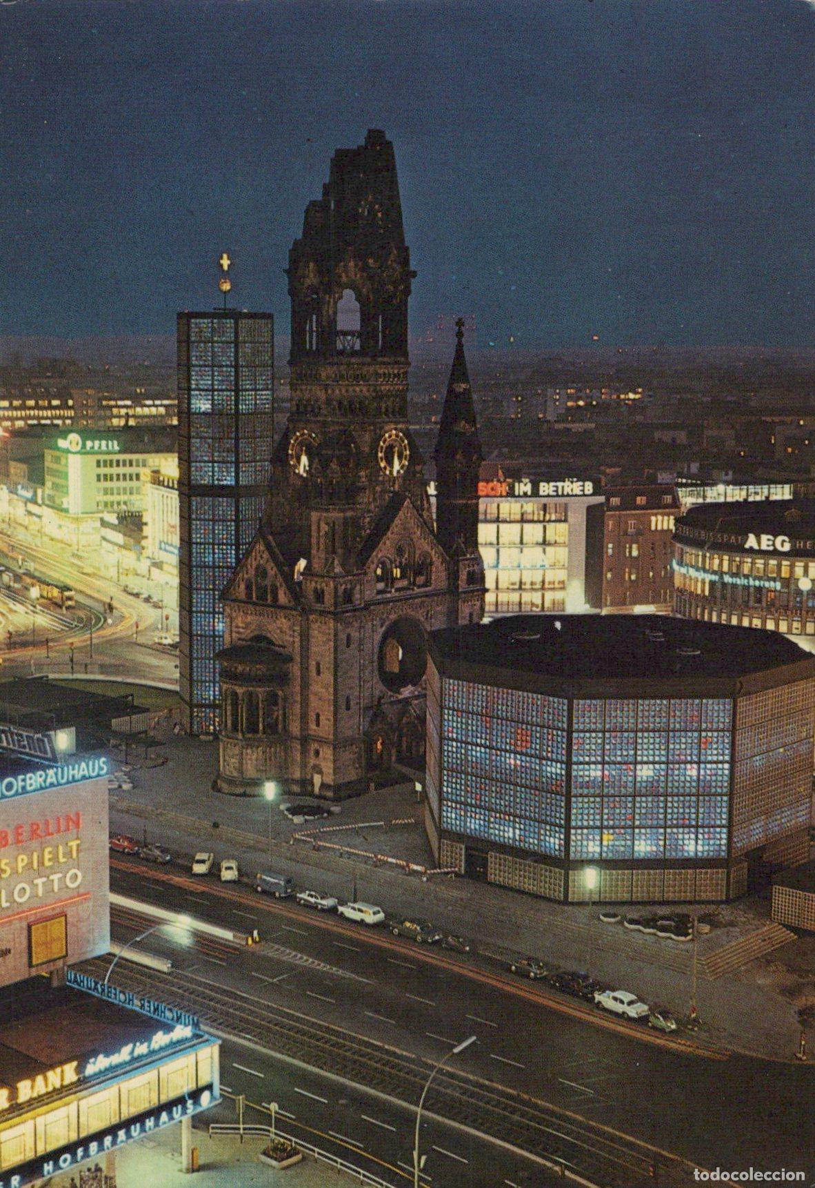 Cartes Postales: Germany Berlin Wall Kaiser Wilhelm Ged&auml;chtniskirche Memorial Church *YAZ561