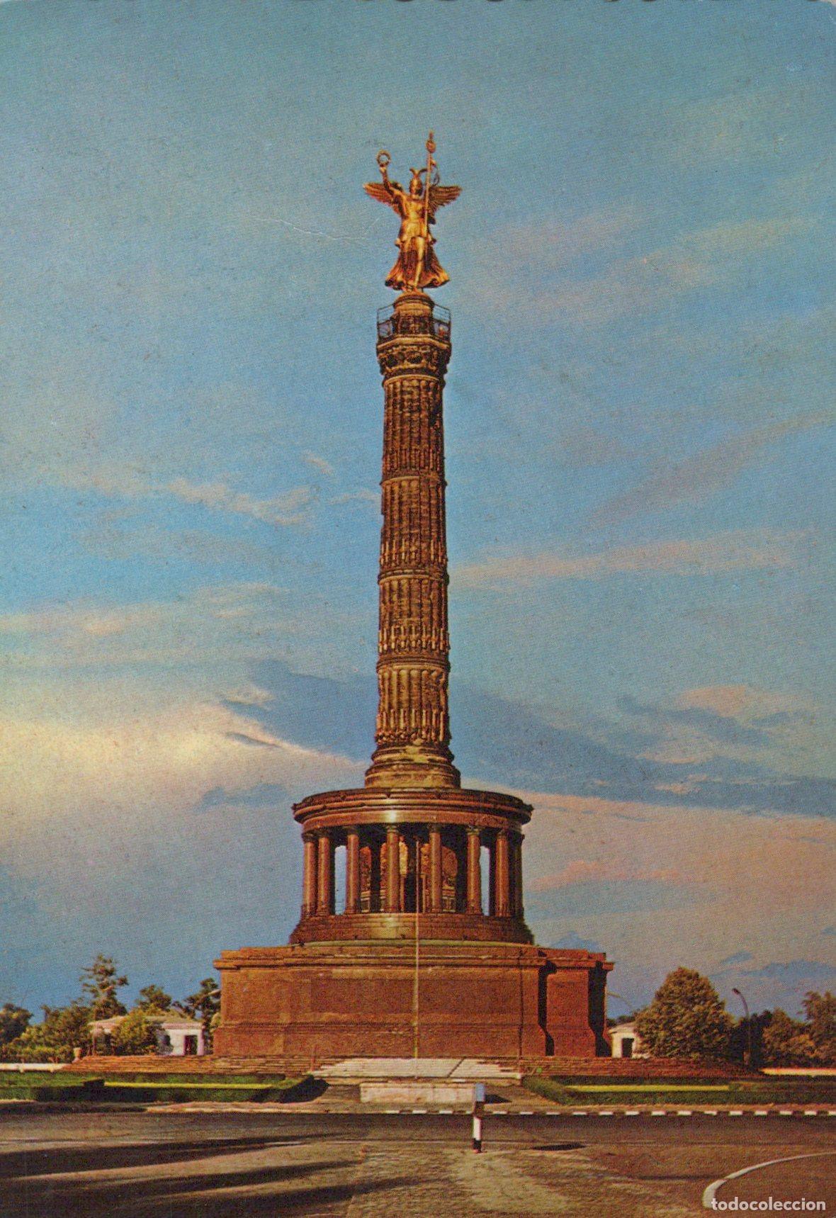Cartes Postales: Germany Berlin Wall Victory Column Siegess&auml;ule Monument Architecture *YAZ565