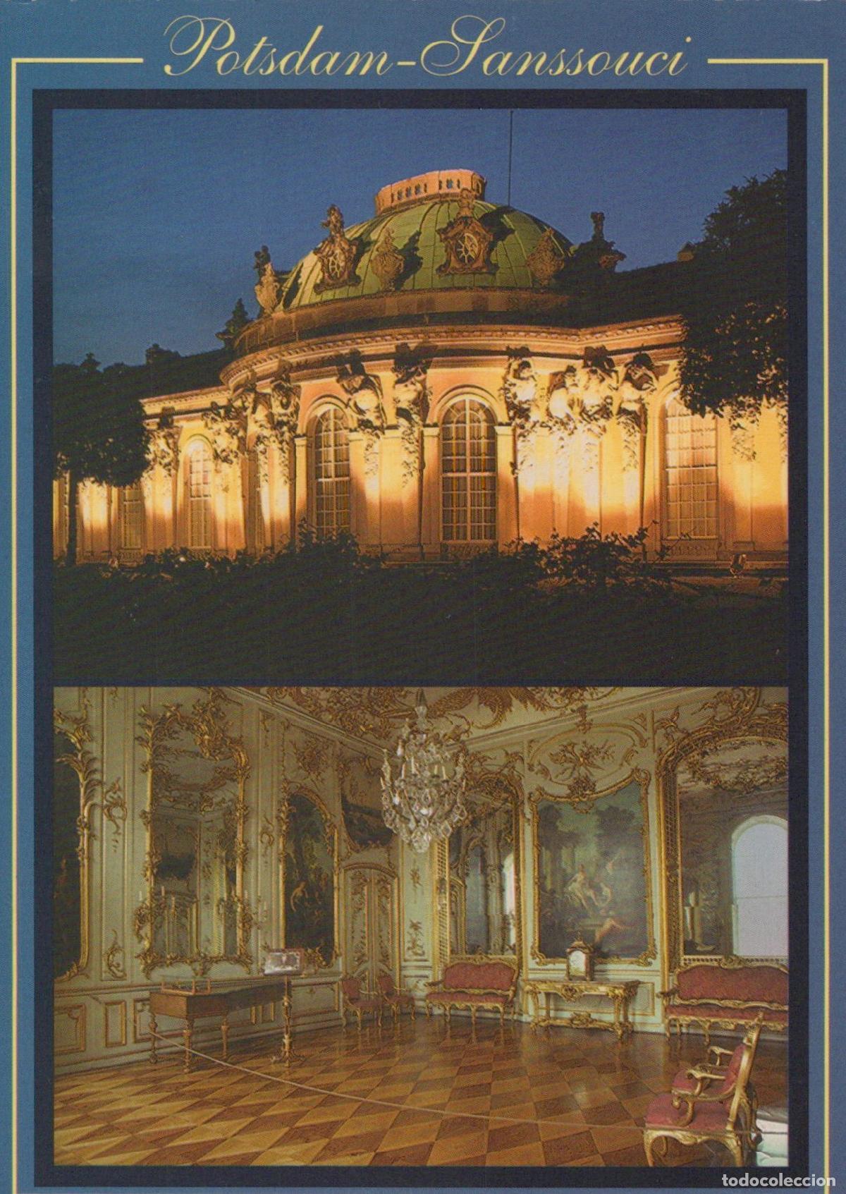 Cartes Postales: Germany Potsdam Sanssouci Palace Exterior and Interior Rococo *YAZ573