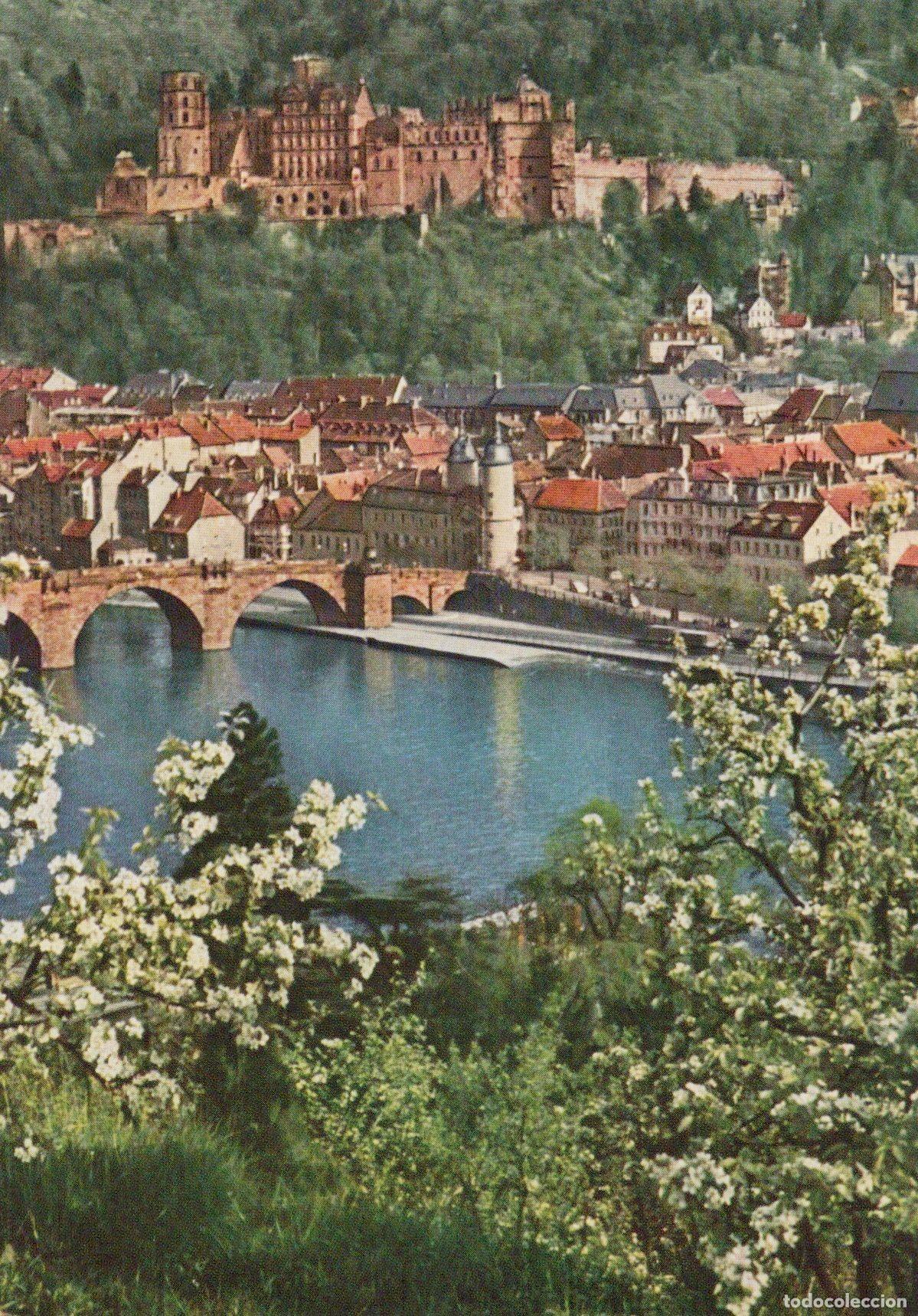 Postales: Germany Heidelberg Castle and Old Bridge Over Neckar River Unposted *YAZ540