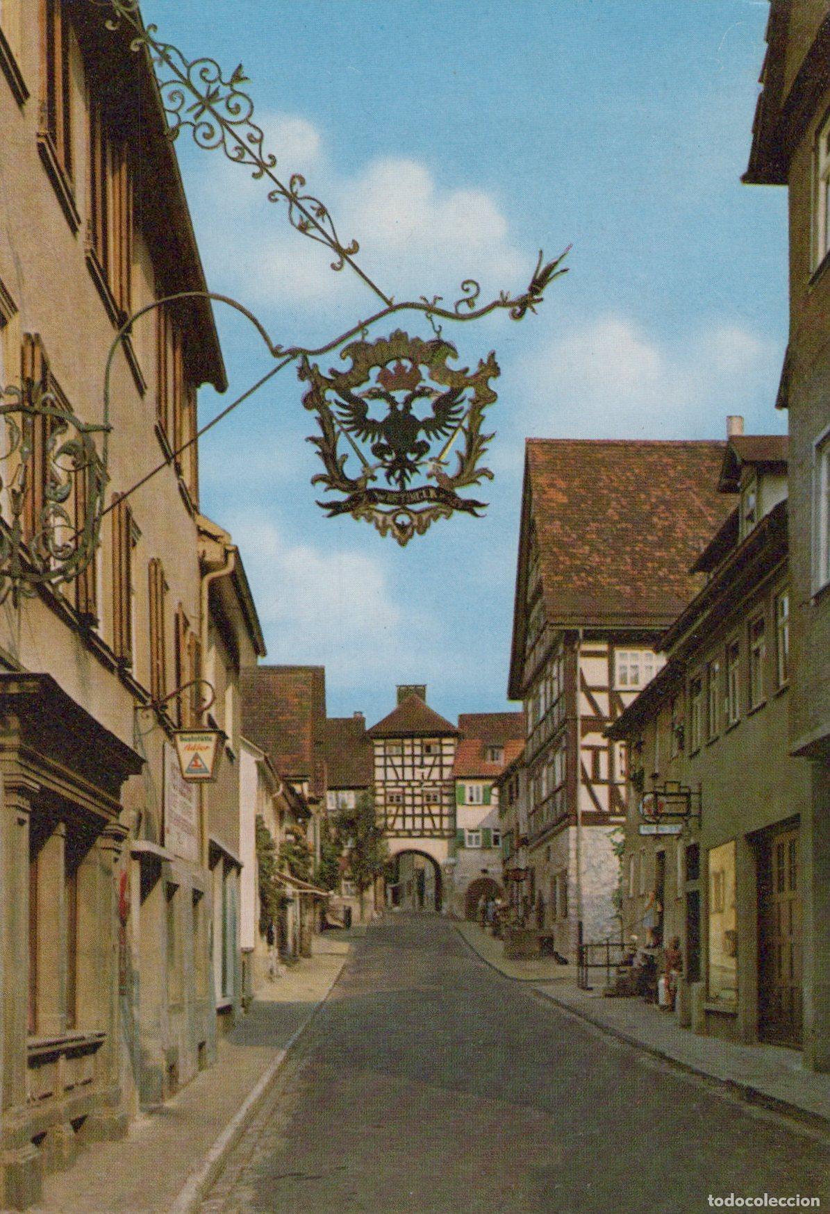Postales: Germany Aalen K&uuml;nzelsau Schmurgasse With Morsbacher Tor Street View *YAZ585