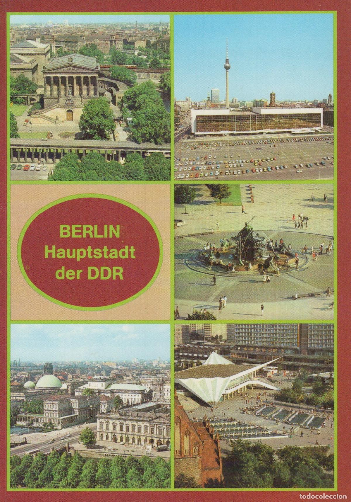 Postales: Germany Berlin Wall Capital of Gdr Multi View With Famous Unposted *YAZ572