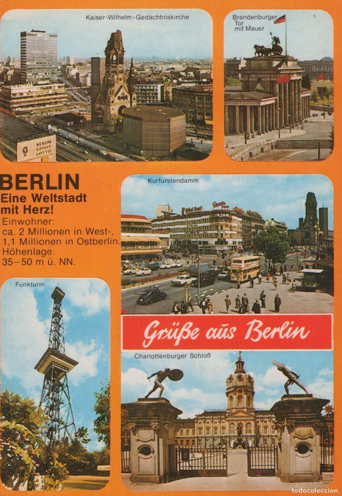 Postales: Germany Charlottenburg Collage With Kaiser Wilhelm Memorial Church *YAZ576
