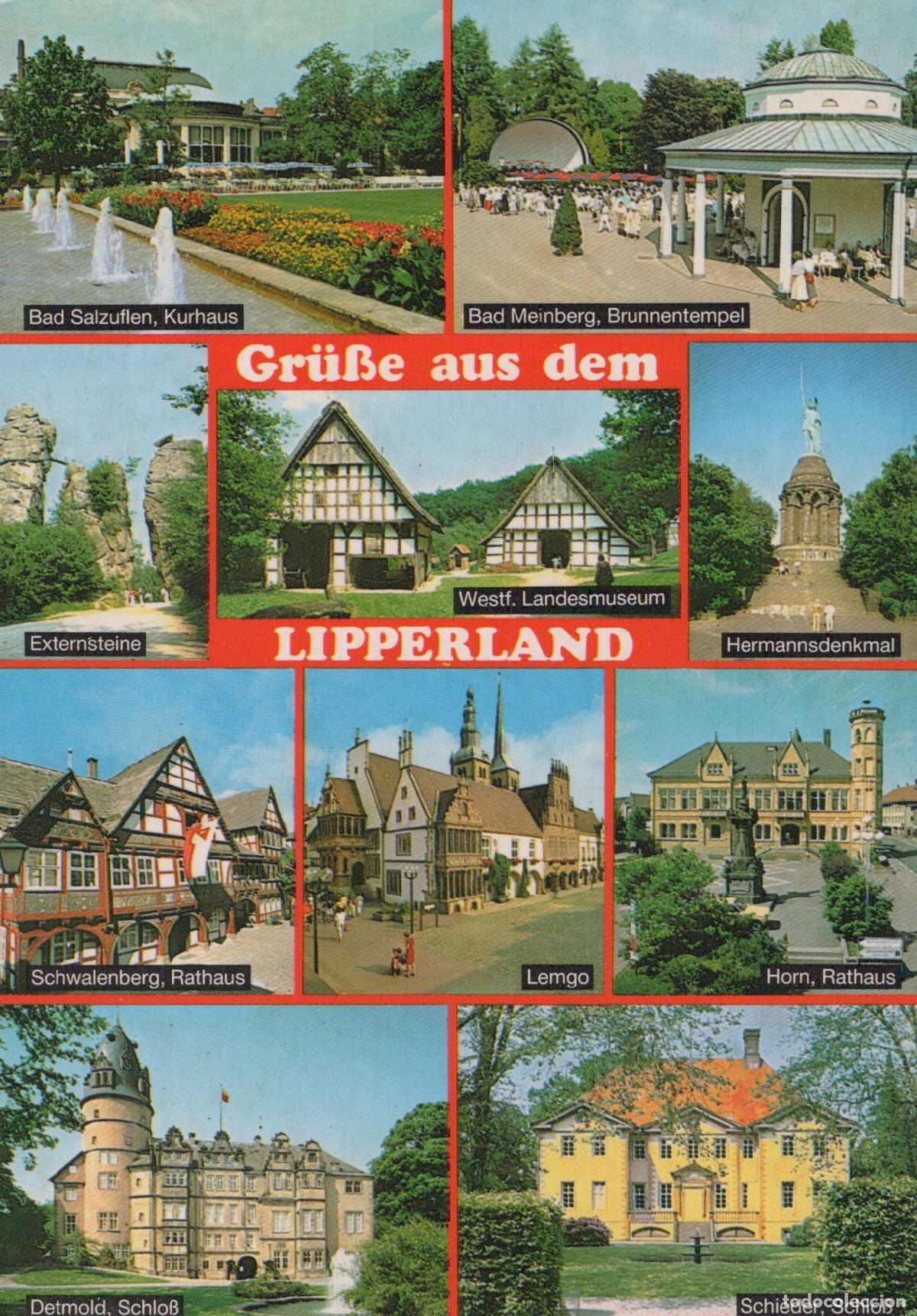 Postales: Germany Bad Meinberg Lippe Region Multi View Bad Salzuflen Detmold Lemgo *YAZ595