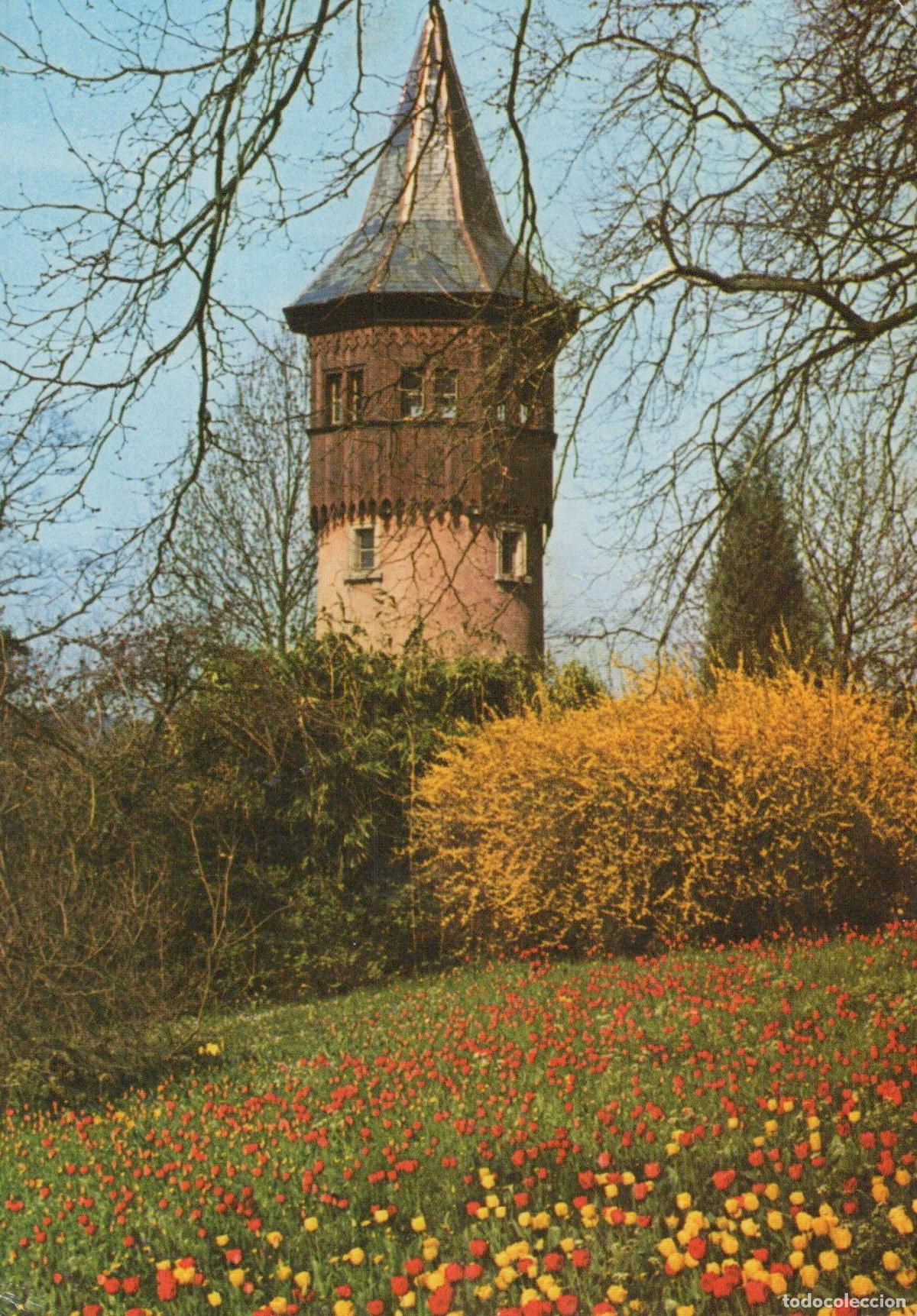 Postales: Germany Aalen Mainau Island Schwedenturm Tower Spring Flowers Lake *YAZ605
